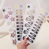 Saç Aksesuarları 10 PCS Kawaii Geometrik Metal Saçkoplar Set Kadınlar Kız Çocuk Saç Çabukları Klipler Pinler Barrettes Hairclip Headdress