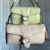 وسادة Tabby الكتف حقيبة Crossbody أعلى جودة جلدية حقيقية فروي مع الأشرطة حقيبة يد OMBRE ناعمة النساء سيدة MINI 18 26 312G