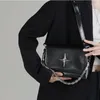 Вечерние сумки, корейские элегантные офисные женские сумки на плечо, подмышки, милые женские сумки с эстетической цепочкой Y2k, модные шикарные мини-квадратные сумки со звездами