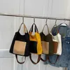 Sacs de soirée chics, sac seau en toile de grande capacité pour femmes avec Design Unique, automne épaule Unique sous les bras