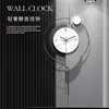 Väggklockor lyxig stor 3D modern metall estetisk väckarklocka vardagsrum konst design horloge mural dekoration 50mqwc