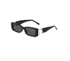 0096 Sunglasses European Retro Rectangular Trendy Men Women Designer Sun Glasses