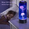 Lampe méduse Aquarium Lampka Nocna 5 couleurs fantaisie LED USB Table veilleuse enfants cadeau éclairage pour la maison chambre décor 240220