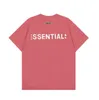 Męski projektant Trendy T-shirt z literami ułożonymi na klatce piersiowej High Street Lose duża, swobodna koszulka 100% czystych bawełnianych top mężczyzn i damskich