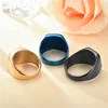 Cluster Ringe Laser Freimaurer Für Männer Gold Schwarz Blau Silber Farbe Ring Mason Freimaurerei Finger Punk Coole Männliche Party Schmuck