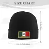 Berets Mexico Country Brodery Logo Men Women Unisex Sticked Hat Winter Autumn Beanie Cap varm motorhuv