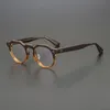 Модные солнцезащитные очки в оправе из ацетата, оправа для очков, мужские винтажные дизайнерские круглые оптические очки, близорукость для чтения, женские рецепты Clear246b