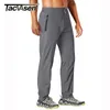 TACVASEN уличные брюки мужские быстросохнущие прямые беговые походные брюки эластичные легкие спортивные штаны для йоги и фитнеса 240220