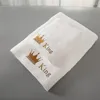 Towel Embroidered Crown White Bath El Towels Quality Set Washcloths Bathroom Large Face