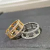 Designer ring qeelins smycken hög version v gyllene fulu små åtta välsignelser kalebass ring för kvinnor med kinesisk stil röd jade märg en nischdesign för par