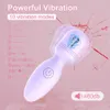 Vibrateurs nouveau Bowling Mini Av Stick 10 fréquence Massage Rechargeable pour les femmes produits de sexe de Vibration amusants 240224