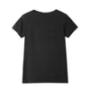 T-shirt da donna Cool summer nuova maglietta a maniche corte per donna modello di lettera creativa hot diamante allentato casual girocollo top da donna J240224