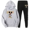 Merkontwerper Men Sautumn en Winter Tracks Peits Luxe Jogging Suits gekleurde letters Track Pak Brand Hoodie Men Sweatsuit Sets Groothandel