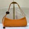 Simon Porte 디자이너 Le Bisou Perle Baguette Bags 더블 소형 볼 스트랩 어깨 가방 골드 하드웨어 편지 자수 zipp277j