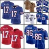 17 Josh Allen Football Trikot 86 Dalton Kincaid von Miller Dawson Knox Jim Kelly Milano Gregory Rousseau Damar Hamlin Poyer Shakir Koch Bernard