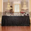 Pano de mesa de lantejoulas retangular glitter toalha de mesa rosa ouro prata preto para festa de aniversário de casamento evento decoração de casa 240220