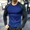 Mężczyźni kompresja Tshirts Tops Homme Gym