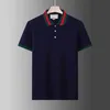 Fashion Boss Polo Men's Polo Shirt Short Sleeve Designer Men's Boss Shirt Upcale Lapel Boss Letter Högkvalitativ Top Leisure Business Slim T-shirt Asiatisk storlek M XXXL