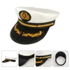Ball Caps Straw Hat Captains Costume Sun UV Protection For Women Stage Performance