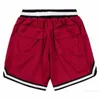 Designer designer shorts rhude shorts heren capsule shorts zomer strandbroek mesh materiaal ademend zweet losse fitness basketbalbroek heren korte rode shorts si