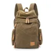 Backpack Fashion Classic Canvas Men's Tide Brand Casual European And American Retro Large-capacity Trend Travel Bag265E