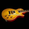 Anpassad butik Paul Kossoff 1959 Relic Aged Honey Burst Falme Maple Top Electric Guitar One Piece Neck (ingen halsduk Joint), 1 PC Mahogany Body Grover Tuners Chrome Hårdvara