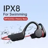 Écouteurs de conduction en os Bluetooth sans fil IPX8 Player mp3 imperméable Hifi Hifi Hook Hookphone avec micro micro pour la natation 240314