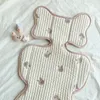 Stroller Parts Seat Liner Pram Cushion Bear Embroidery Accessories Trolley Mattress Baby Pushchair Car Mat