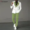 Abiti da uomo formali per la festa di nozze Abiti slim fit personalizzati Ballo di sera Business Fashion Blazer doppiopetto Pantaloni 2 pezzi