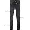 2023 Nuovi Da Uomo Moda Vaqueros Montana Designer haut de gamme Puro Nero Jeans Pantaloni Slim Stretch Tendenze Giovanili