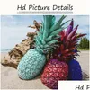 Paintings Kitchen Canvas Three Pineapples Painting Cuadros Scandinavian Posters And Prints Home Decor Wall Art Fruits Picture Living R Dhwsi