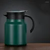 Garrafas de água 800/1000ml, grande capacidade, doméstica, aço inoxidável 316, pote de café, isolamento térmico, bule portátil, filtro, cafeteira