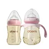 Oberni Baby Bottle Feeding Set for PPSU Materials Wide Neck 180ml240ml with supper soft Silicone nipple 240223