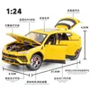 Diecast Model Cars Diecast 1 32 Alloy Car Model Luxy Urus Coupe SUV 1 24 Metal Vehicle Display Gifts Birthday for Children Kids Boys Christmas Toys