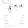 Karen 925 Srebrne różowe kolczyki wiszące z zestawem słodkowodnej perły - prosta i stylowa damska biżuteria z biżuterii 240220