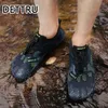 Dettru Summer Water Shoes Men Beach Sandals Minumalist Upstream Aqua Manクイックドライリバーシーベアフットダイビングスイミングソックス240223