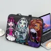 Rucksack Monster High Anime Print Laptoptasche für HP Dell Asus Apple Huawei Universal Reisehandtasche für 10,12,13,15,17 Zoll Computergehäuse