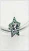 Nuovo branello di fascino della stella di Campanellino dell'argento sterlina 925 con Cz del verde acqua adatto ai pendenti della collana dei braccialetti dei gioielli di stile europeo3102040
