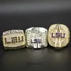 5V5W Band Rings 2003 2007 2019 Louisiana University League Ncaa Lsu Championship Ring 3 Pieces Set 4yvc