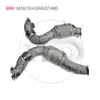 Exhaust System High Flow Performance Downpipe For 1M E82 N54 Car Accessories With Catalytic Converter