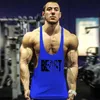 Men's Tank Tops 2022 Cotton Gyms Tank Tops Men Sleeveless Tanktops For Boys Bodybuilding Clothing Undershirt Fitness Stringer VestL2402