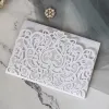 50pcs بطاقة دعوات الزفاف مع مظاريف heart print insert حامل بطاقة mariage حفلة عيد ميلاد لوازم