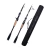Rods Telescopic Fishing Rod Carbon 2.1m 2.4m 2.7m M MH Power 7g8g/10g30g Ultralight Portable Travel Spinning Lure Rods Casting Pole