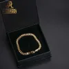 16 mm złoty naszyjnik z łańcucha Miami Nowy projekt 14K 18K Solid Gold Cuban Link Bransoletka dla mężczyzn