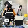 Borse da scuola 5 pz/set Harajuku Kawaii Zaino per bambini Zaino da donna carino Bookbag Borsa per laptop per ragazze adolescenti Studenti Zaino