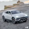 Modellini di auto Diecast 1/32 Modello di auto in lega Luxy Urus Coupe SUV 1/24 Veicolo in metallo Display Regali Compleanno per bambini Bambini Ragazzi Giocattoli di Natale