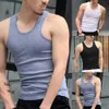 Herrtankstoppar mode mens t-shirts tank tops underskjorta gymträning stränger fitness t-shirt beater underkläder västkläder för manl2402