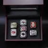 1DIF Band Rings NCAA University of Georgia Bulldog 7 Set University League Championship Ring Reprint D7XT