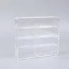 Modèle de voiture moulé sous pression 1/64 échelle modèle de voiture boîte de rangement 8 fentes présentoir transparent jouet voiture conteneur de stockage anti-poussière pour la collection de jouets