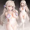 Anime Manga 250mm Figure B Full Pure White Elf Cute Girl 1/6 Scale Anime PVC Action Figures Adult Collection Model Toys